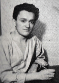 Josef Pinkava during studies and work in Prague, early 1950s
