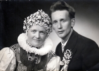 Svatba Bohumily a Pavla Suchánkových, 1958