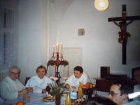In the dining room of St. Jilja's Monastery, 1995/1996, Prague