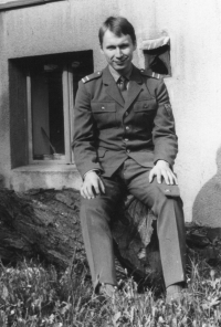 Jiří Němeček at the army in 1969/70