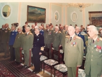 Romanian veterans II. of World War II, who participated in the battles in Slovakia at the reception of the Embassy of the Slovak Republic in Romania