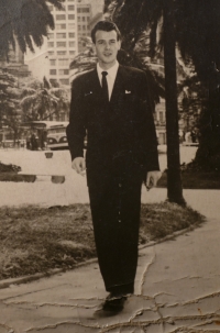 Pamětníkův bratr Pavel emigroval do Brazílie a žil v Sao Paulu (snímek z roku 1954) 