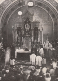 The funeral of the Ošker family, 1945