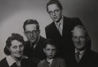 The Mergl family, 26 March 1951