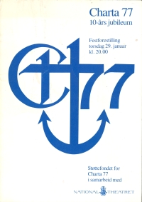Desáté výročí Charty 77 v Národním divadle v Oslu