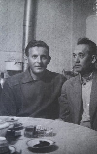 Zdeněk Jelínek with father of his Bulgarian friend