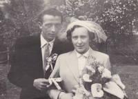 Jiřina a Václav Kulíškovi, květen 1953
