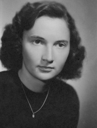 Libuše Teplíková Gallová around 1948
