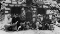 The wives of the climbers visited the site where their husbands died in an avalanche below Huascarán in 1972. Eva Novotná, third from the left
