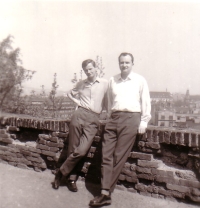 Jiří Voženílek s bratrem v roce 1975