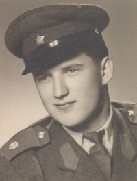 During military service in Domažlice, 1961