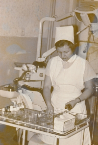 Manželka Anna v práci, 70. léta