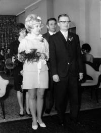 Milan Černín with his wife / 1970