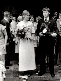 Miroslav Gebert on a wedding photo