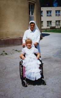 Sister Františka with her ward Hanička
