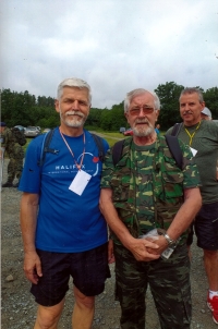 With future president Petr Pavel, March in the footsteps of the 22nd Airborne Brigade, 2022