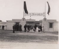 Sports facility near the Lidový dům in Karlov, 1930s