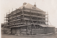 Lidový dům in Plzeň-Karlov, construction, circa 1930