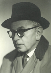 Her father Ladislav Urban, portrait from 1966