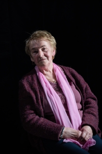 Lýdia Kubincová during recording in Revúca, 2023