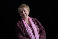 Lýdia Kubincová during recording in Revúca, 2023