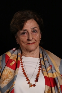 Eva Valentová during the recording