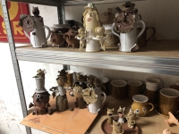 Ukázka výrobků z keramiky od Jaromíra Mergla