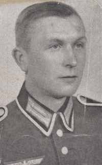 Otec Johann Rösch v německé armádě, 1940