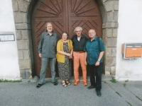 Meeting Viktor Žárský, Monika Žárská and Miloš Rejchrt (Prague, July 2020)