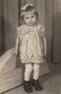 Zdena Bartoníková (née Končická) circa 1953