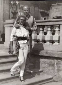 Antonín Zelinka with his wife