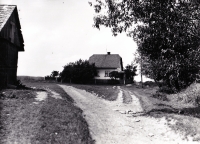Dům v Leskovci, nad Moravicí, ve kterém vyrostla Ludmila Jahnová