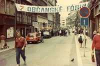 Informační středisko OF v Teplicích, 1990
