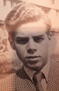 Jiří Bartůšek during his grammar school years
