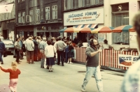 Informační středisko OF v Teplicích, 1989
