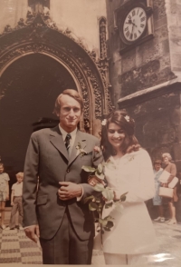 Wedding of Irena Mrkvickova, 21 June 1973