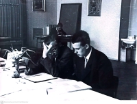Jiří Březina během promoce v roce 1968