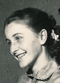 Darja Kocábová, wedding photo, 1952