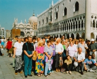 With psychiatric patients in Venice, early 1990s