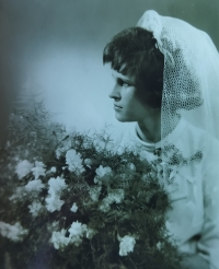 Libuše - the wife of Jindřich Marek, July 11, 1964
