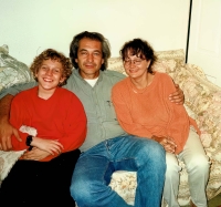 Jiří Kende s druhou manželkou Petrou a synem Philipem