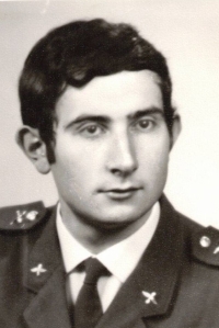 Pamětník v době výkonu voj. služby (1969–1971)