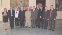 Petr Voznica (fourth from right in the front row), Ambassador to Iraq