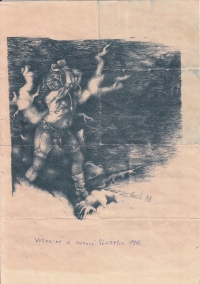 Invitation to Výtvarný a rockový Služetín, 1986