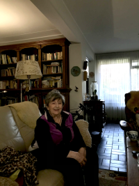 Věra Pokorná in her apartment in Weert, 2023
