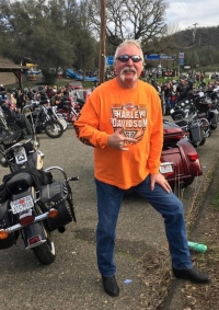 At a motorcycle rally in Coloma, California, 2021