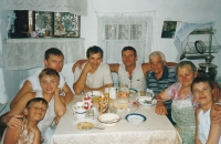 Family on the father's side in Mazanka village, Simferopol district, Autonomous Republic of Crimea, 2004