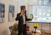 Book launch of a travel guide to Drohobych in Truskavets, 2017

