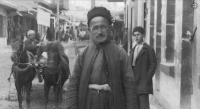 Great-grandfather Veli at a bazaar in Bakhchysarai, Crimea, 1920s 