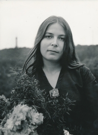 Helena Koenigsmark at the time of her graduation, 1972